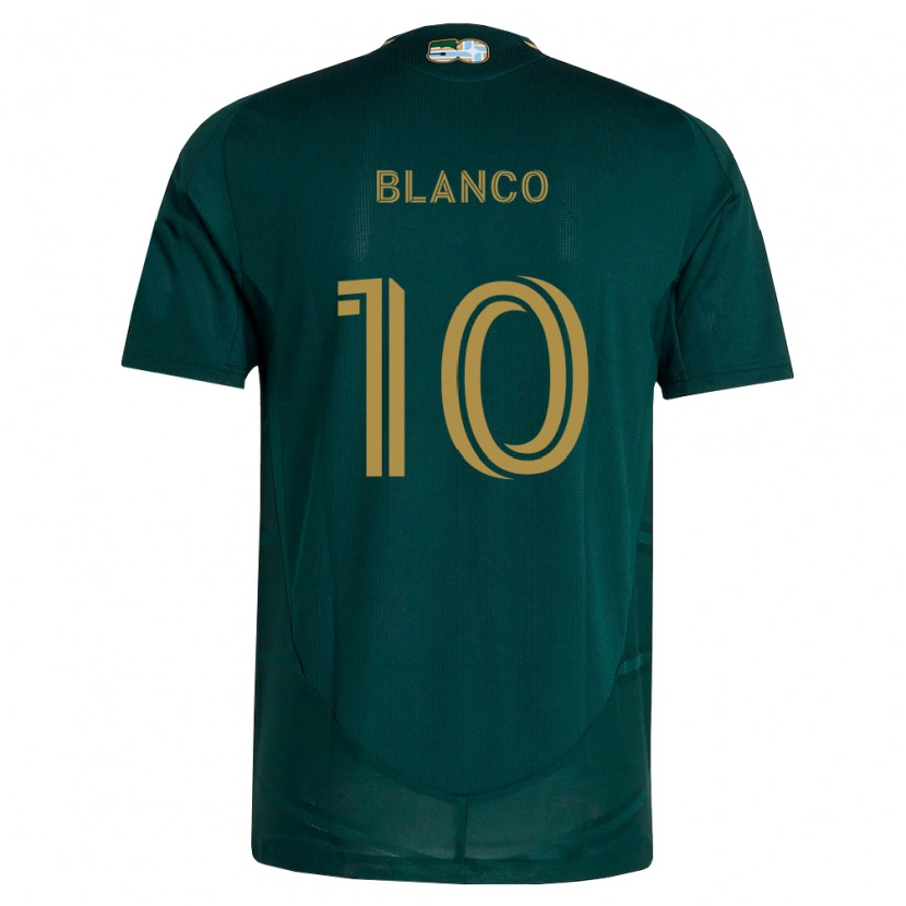 Danxen Damen Sebastián Blanco #10 Dunkelgrün Braun Heimtrikot Trikot 2026/27 T-Shirt