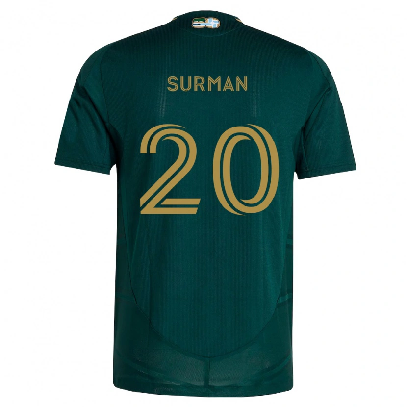 Danxen Damen Finn Surman #20 Dunkelgrün Braun Heimtrikot Trikot 2026/27 T-Shirt