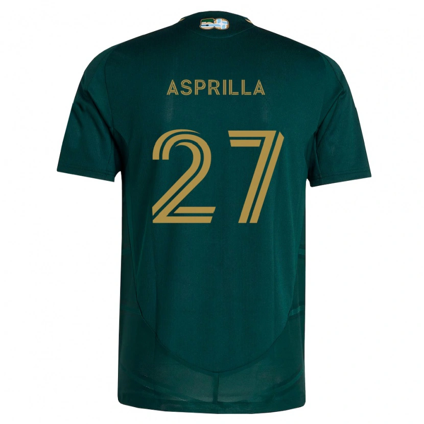 Danxen Damen Dairon Asprilla #27 Dunkelgrün Braun Heimtrikot Trikot 2026/27 T-Shirt