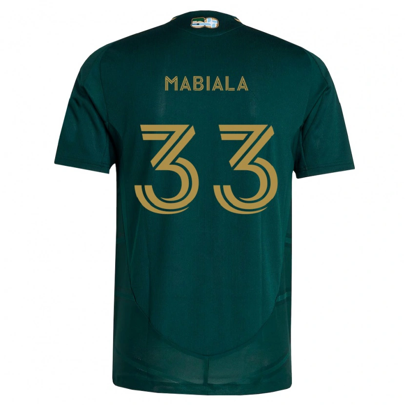Danxen Damen Larrys Mabiala #33 Dunkelgrün Braun Heimtrikot Trikot 2026/27 T-Shirt