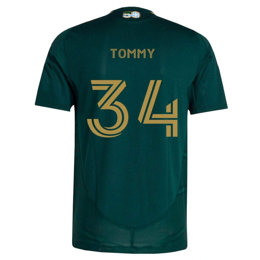 Danxen Damen Calem Tommy #34 Dunkelgrün Braun Heimtrikot Trikot 2026/27 T-Shirt