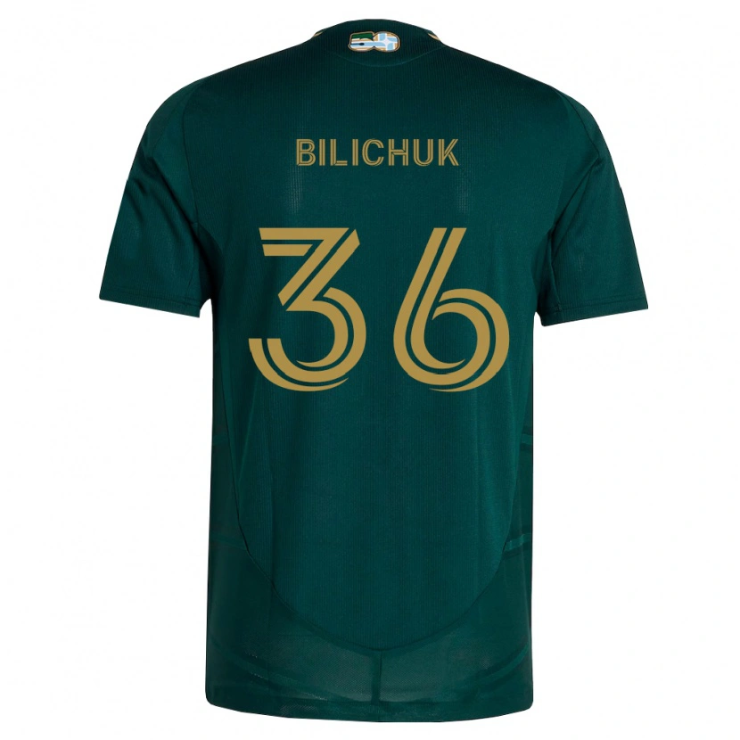 Danxen Damen Ryan Bilichuk #36 Dunkelgrün Braun Heimtrikot Trikot 2026/27 T-Shirt