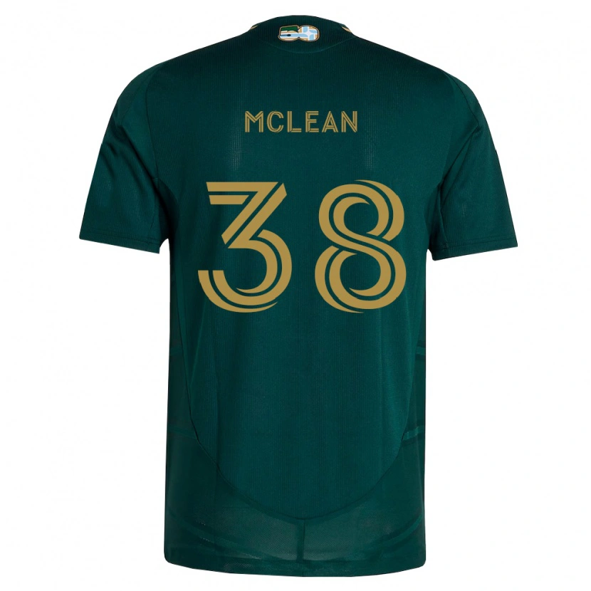 Danxen Damen Justin Mclean #38 Dunkelgrün Braun Heimtrikot Trikot 2026/27 T-Shirt