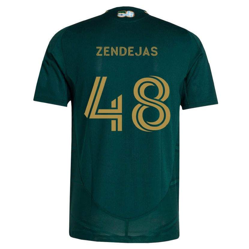 Danxen Damen Noah Zendejas #48 Dunkelgrün Braun Heimtrikot Trikot 2026/27 T-Shirt