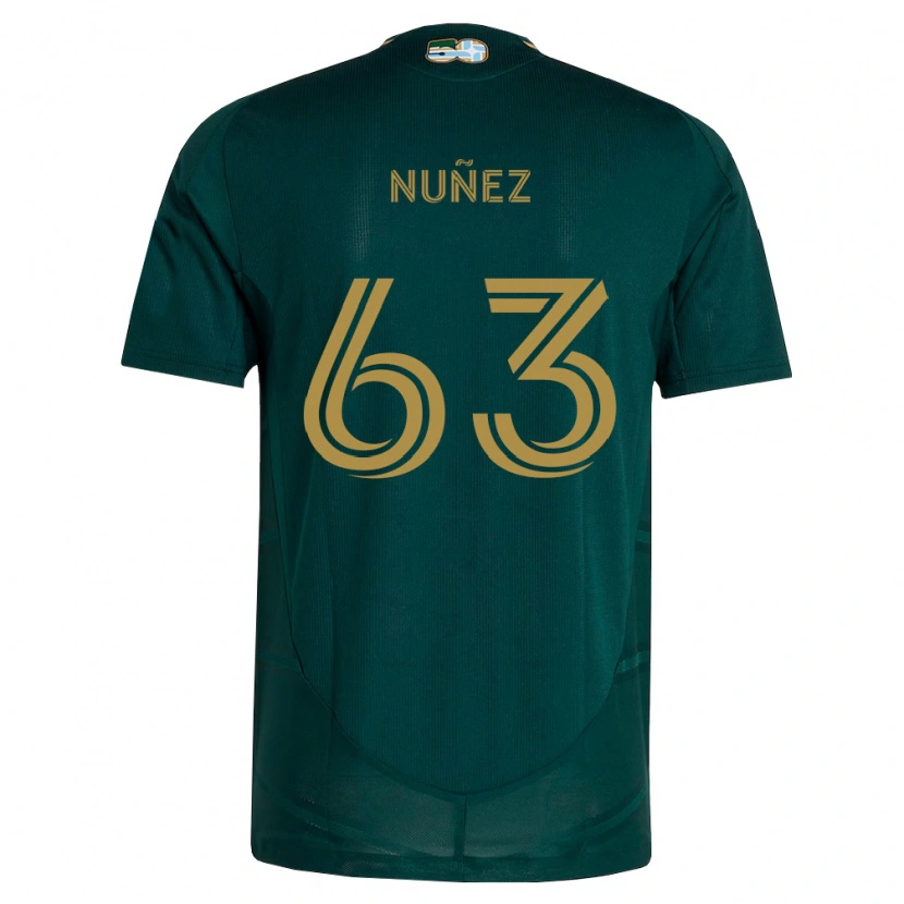 Danxen Damen Daniel Núñez #63 Dunkelgrün Braun Heimtrikot Trikot 2026/27 T-Shirt