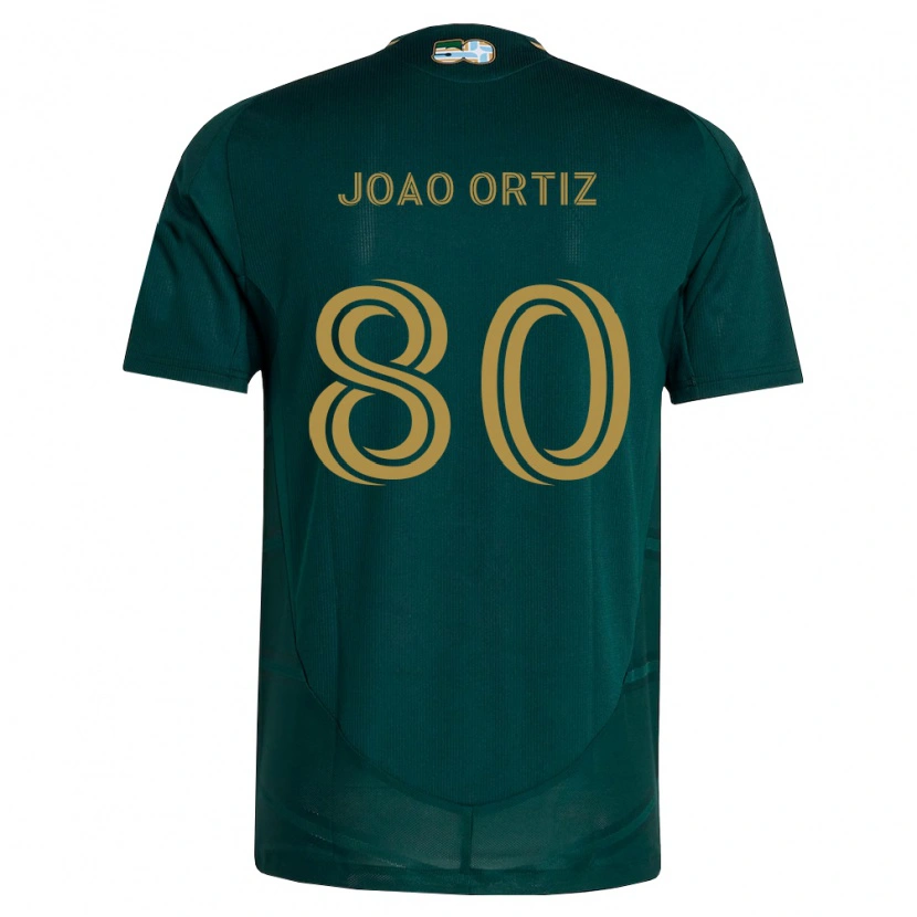 Danxen Damen Joao Ortiz #80 Dunkelgrün Braun Heimtrikot Trikot 2026/27 T-Shirt