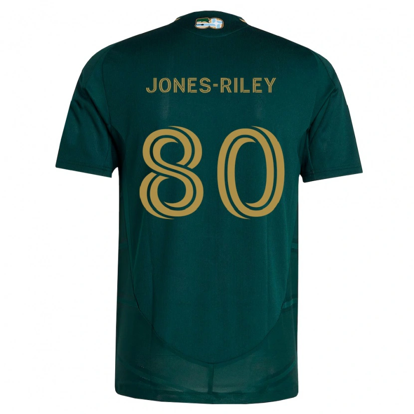 Danxen Damen Jaden Jones-Riley #80 Dunkelgrün Braun Heimtrikot Trikot 2026/27 T-Shirt