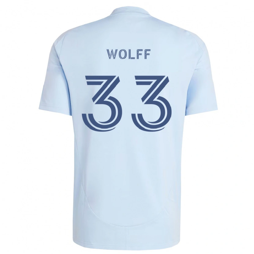 Danxen Damen Owen Wolff #33 Hellblau Hellgrau Heimtrikot Trikot 2026/27 T-Shirt