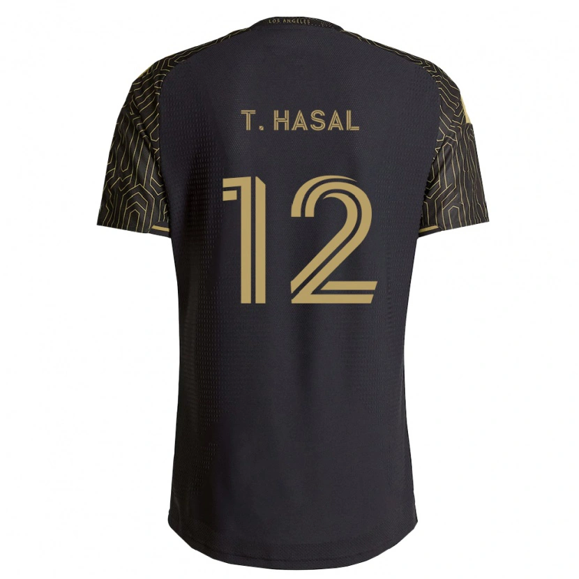 Danxen Damen Thomas Hasal #12 Braun Schwarz Heimtrikot Trikot 2026/27 T-Shirt