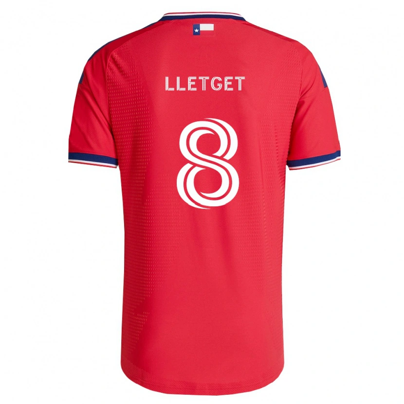 Danxen Damen Sebastian Lletget #8 Rot Blau Weiß Heimtrikot Trikot 2026/27 T-Shirt