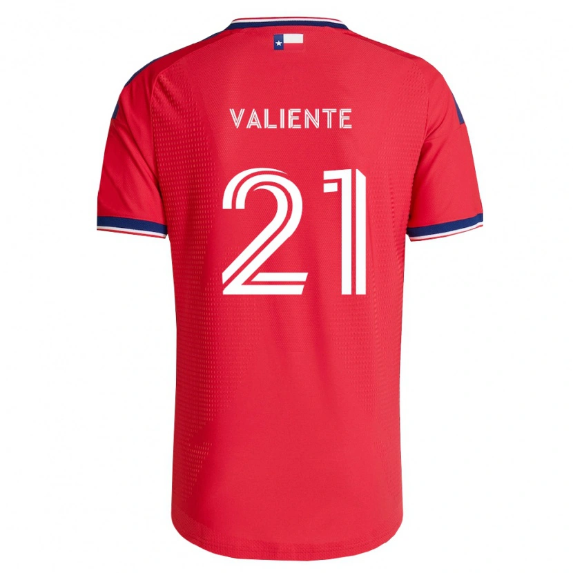 Danxen Damen Joaquín Valiente #21 Rot Blau Weiß Heimtrikot Trikot 2026/27 T-Shirt