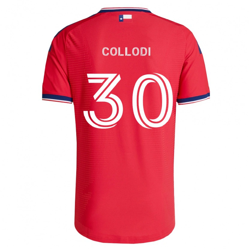 Danxen Damen Michael Collodi #30 Rot Blau Weiß Heimtrikot Trikot 2026/27 T-Shirt