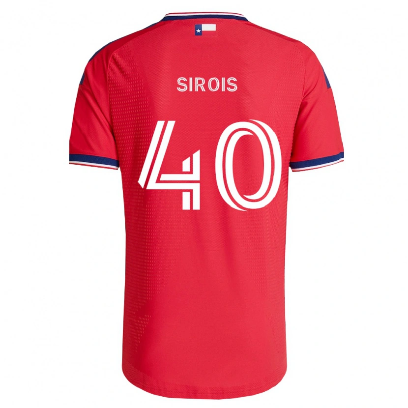 Danxen Damen Jonathan Sirois #40 Rot Blau Weiß Heimtrikot Trikot 2026/27 T-Shirt