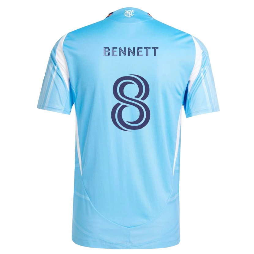 Danxen Damen Jaheem Bennett #8 Himmelblau Weiß Heimtrikot Trikot 2026/27 T-Shirt