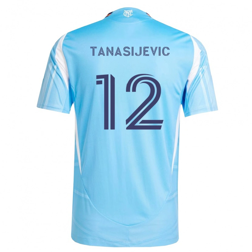 Danxen Damen Strahinja Tanasijevic #12 Himmelblau Weiß Heimtrikot Trikot 2026/27 T-Shirt