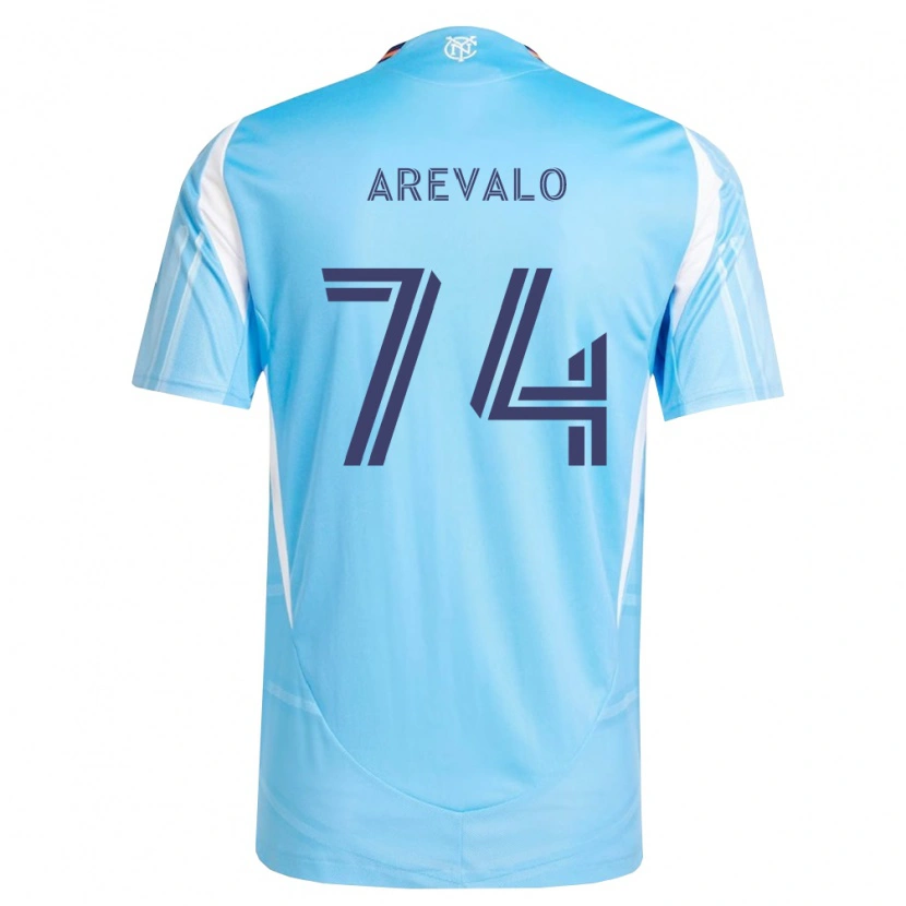 Danxen Damen Ronny Arévalo #74 Himmelblau Weiß Heimtrikot Trikot 2026/27 T-Shirt