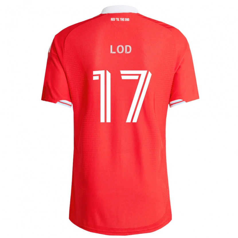 Danxen Damen Robin Lod #17 Rot Tiefblau Weiß Heimtrikot Trikot 2026/27 T-Shirt
