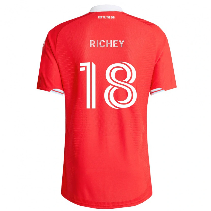 Danxen Damen Spencer Richey #18 Rot Tiefblau Weiß Heimtrikot Trikot 2026/27 T-Shirt