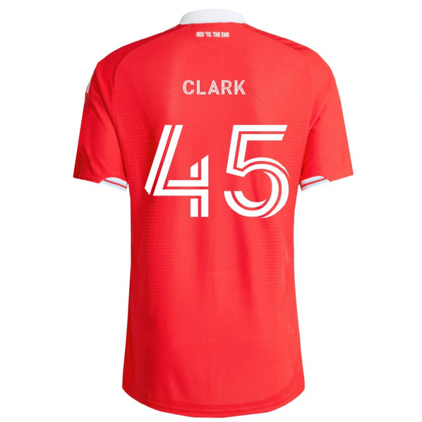 Danxen Damen Mateo Clark #45 Rot Tiefblau Weiß Heimtrikot Trikot 2026/27 T-Shirt