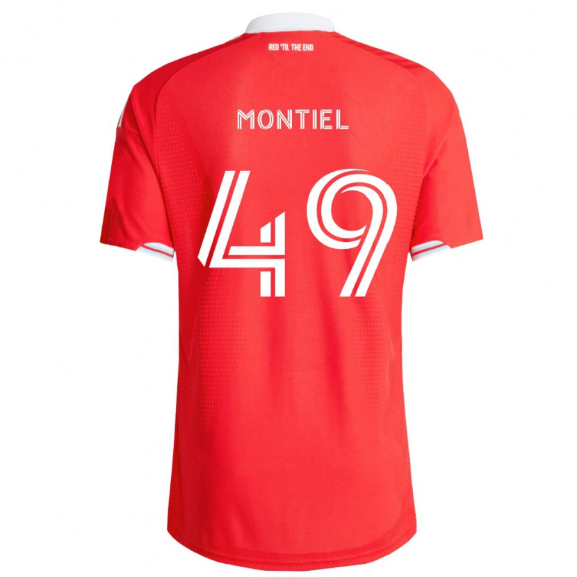 Danxen Damen Jhonier Montiel #49 Rot Tiefblau Weiß Heimtrikot Trikot 2026/27 T-Shirt