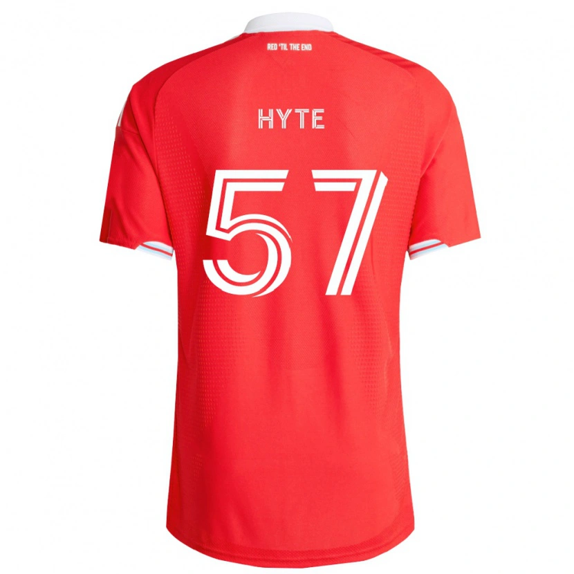 Danxen Damen Darris Hyte #57 Rot Tiefblau Weiß Heimtrikot Trikot 2026/27 T-Shirt