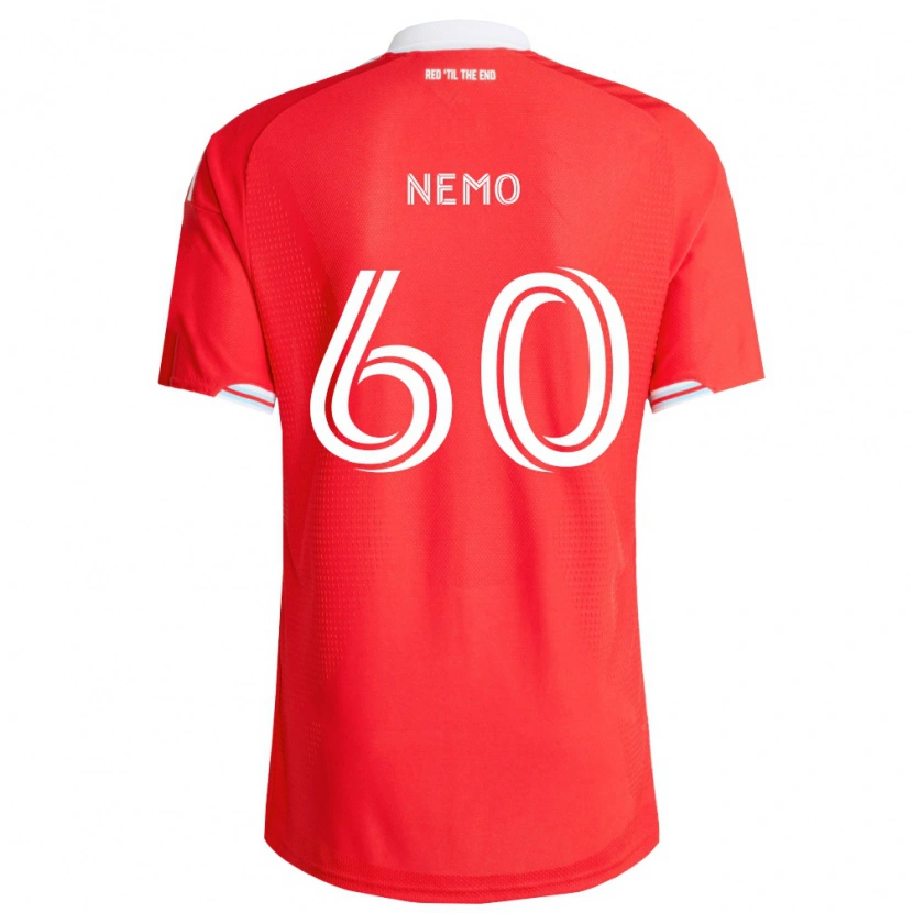 Danxen Damen Jason Nemo #60 Rot Tiefblau Weiß Heimtrikot Trikot 2026/27 T-Shirt