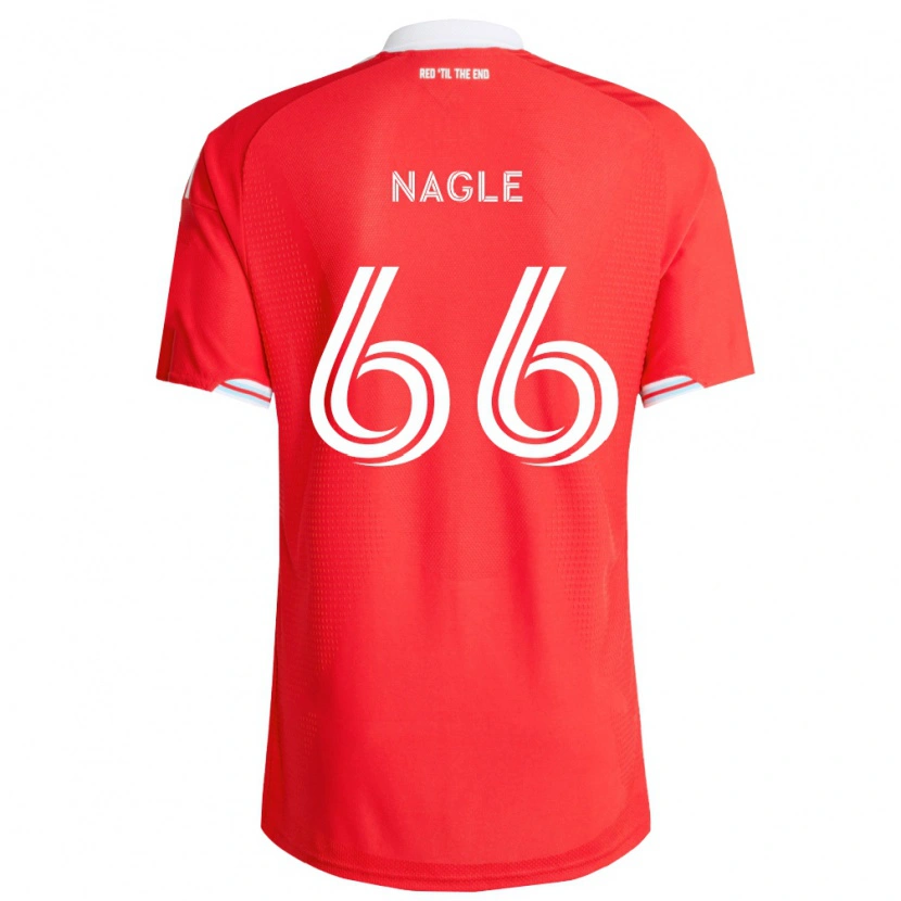 Danxen Damen Chase Nagle #66 Rot Tiefblau Weiß Heimtrikot Trikot 2026/27 T-Shirt
