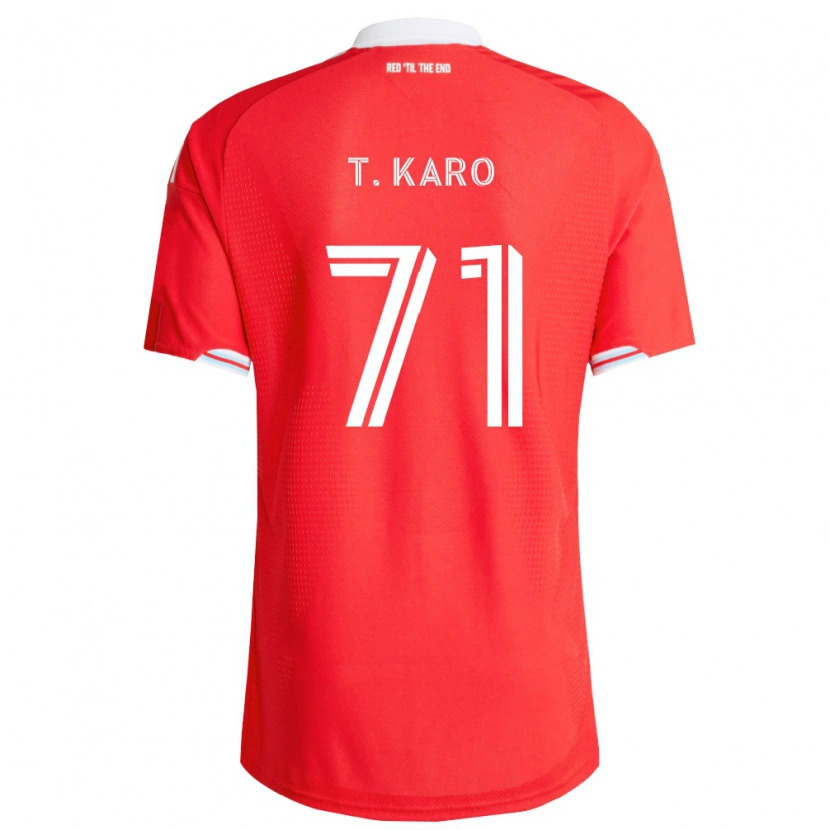 Danxen Damen David Tchétchao Karo #71 Rot Tiefblau Weiß Heimtrikot Trikot 2026/27 T-Shirt