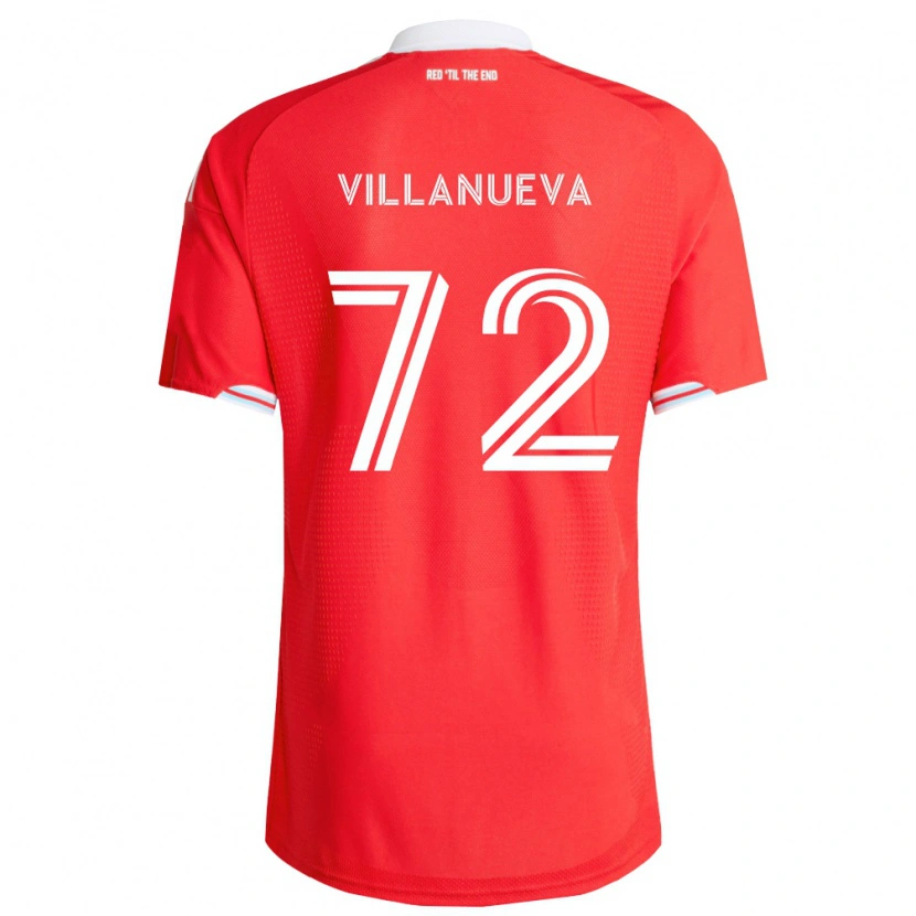 Danxen Damen Damyan Villanueva #72 Rot Tiefblau Weiß Heimtrikot Trikot 2026/27 T-Shirt