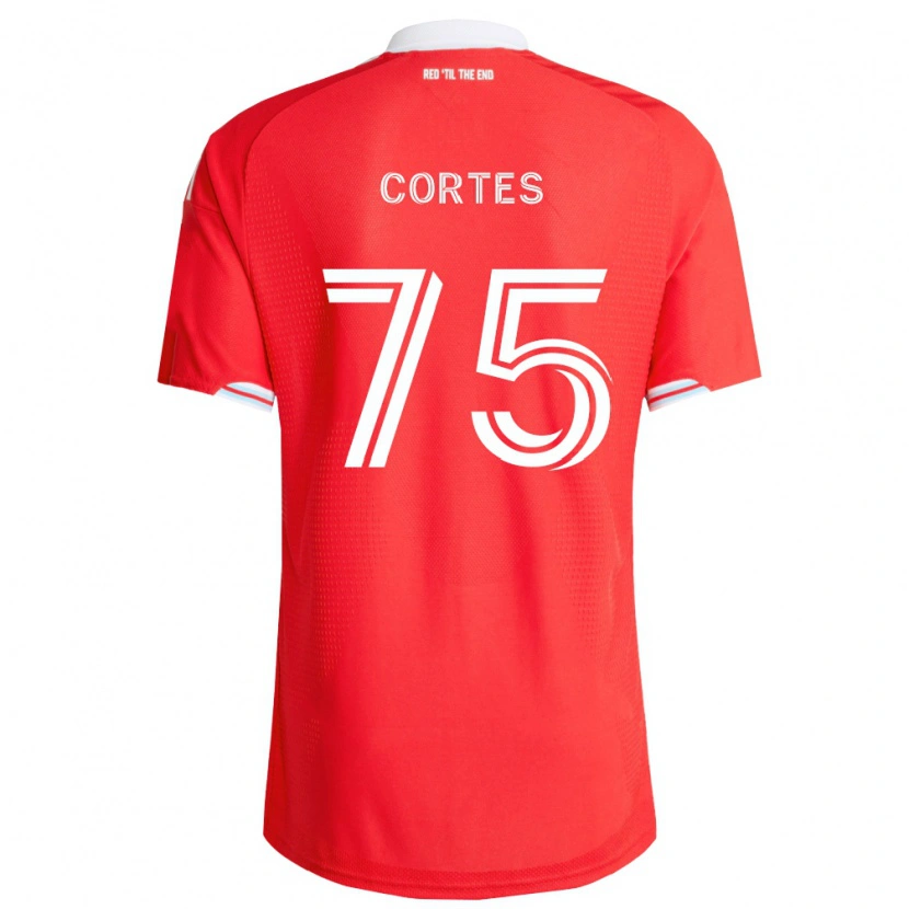 Danxen Damen Tomas Cortes #75 Rot Tiefblau Weiß Heimtrikot Trikot 2026/27 T-Shirt