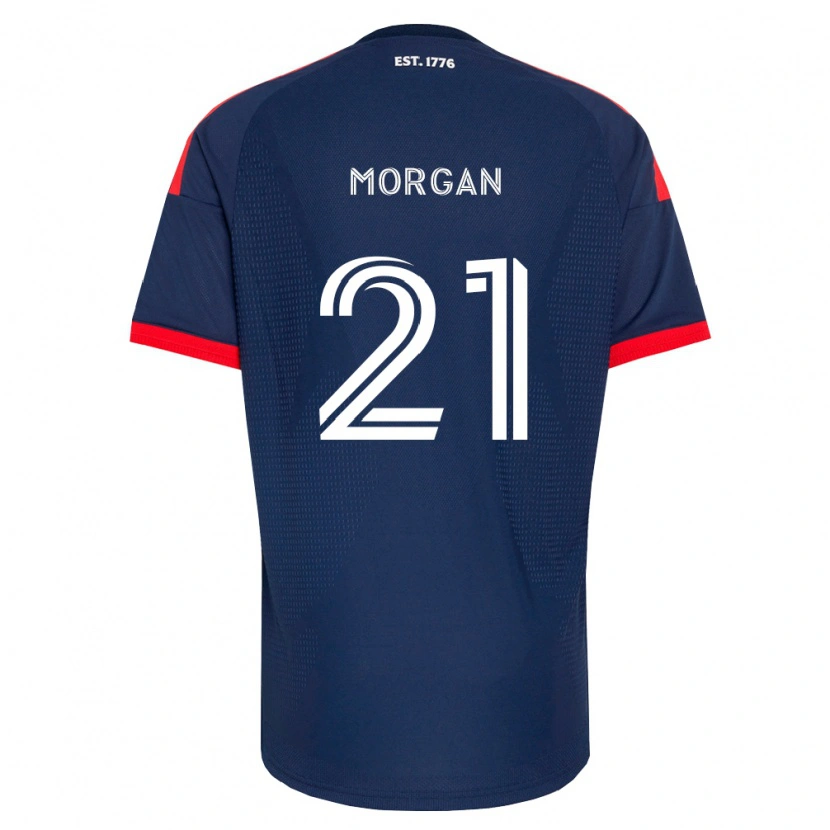 Danxen Damen Myles Morgan #21 Königsblau Rot Weiß Heimtrikot Trikot 2026/27 T-Shirt