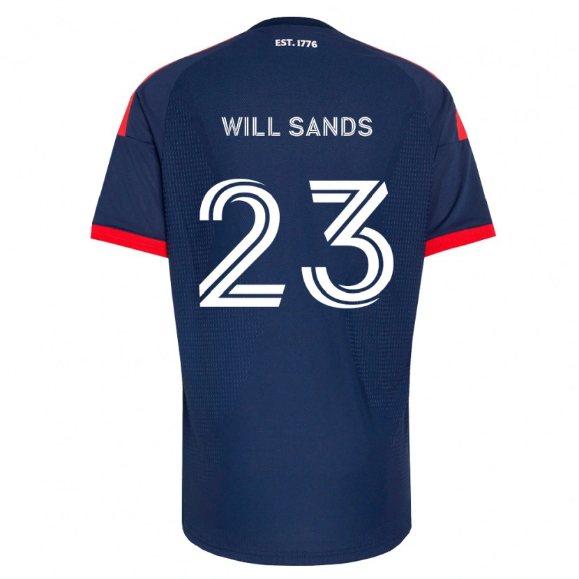 Danxen Damen Will Sands #23 Königsblau Rot Weiß Heimtrikot Trikot 2026/27 T-Shirt