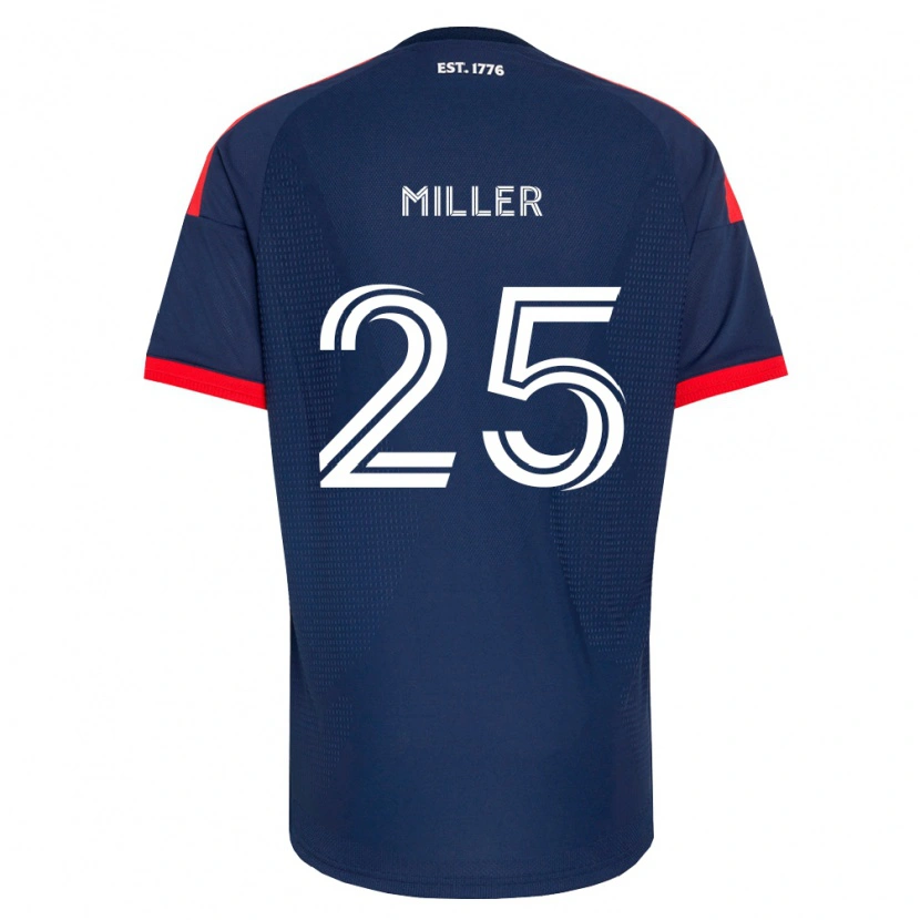 Danxen Damen Peyton Miller #25 Königsblau Rot Weiß Heimtrikot Trikot 2026/27 T-Shirt