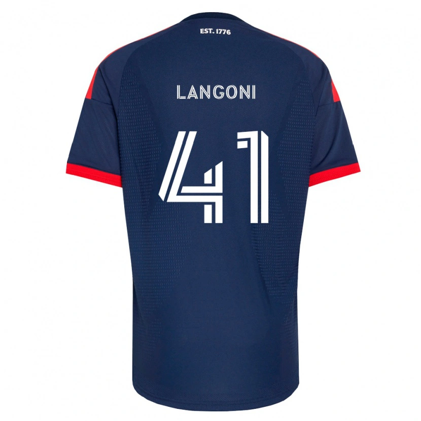 Danxen Damen Luca Langoni #41 Königsblau Rot Weiß Heimtrikot Trikot 2026/27 T-Shirt