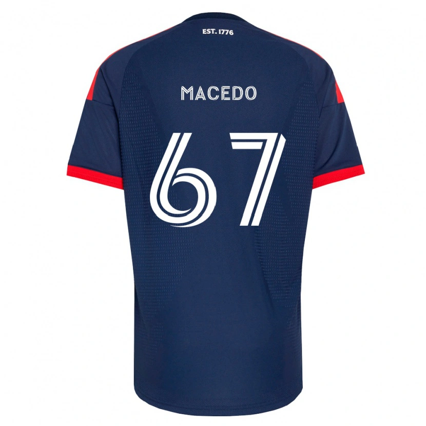 Danxen Damen Josh Macedo #67 Königsblau Rot Weiß Heimtrikot Trikot 2026/27 T-Shirt
