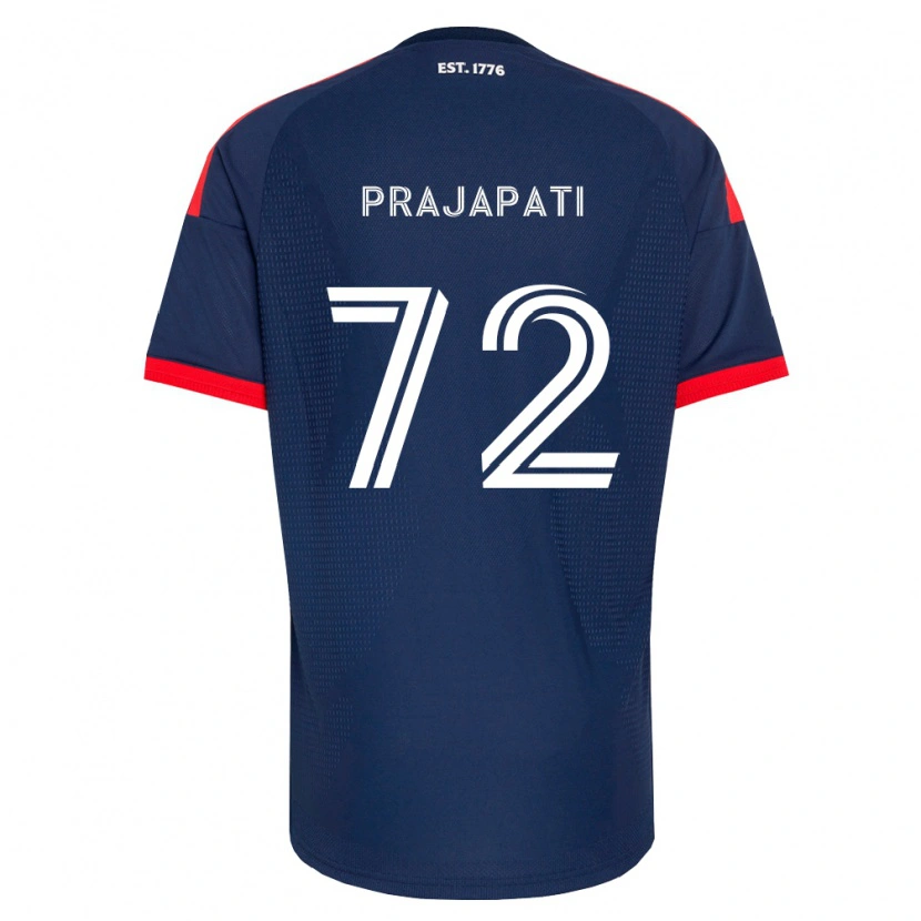 Danxen Damen Aarin Prajapati #72 Königsblau Rot Weiß Heimtrikot Trikot 2026/27 T-Shirt
