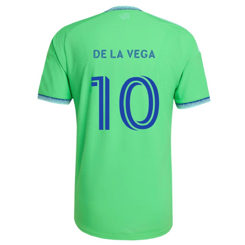 Danxen Damen Pedro De La Vega #10 Grün Hellblau Heimtrikot Trikot 2026/27 T-Shirt