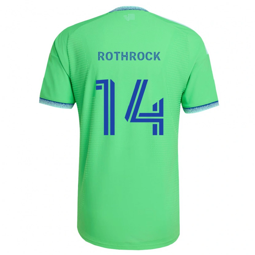 Danxen Damen Paul Rothrock #14 Grün Hellblau Heimtrikot Trikot 2026/27 T-Shirt