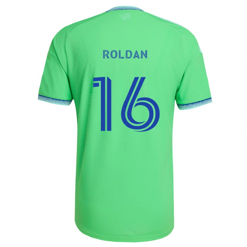 Danxen Damen Álex Roldán #16 Grün Hellblau Heimtrikot Trikot 2026/27 T-Shirt