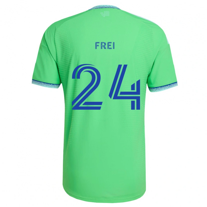 Danxen Damen Stefan Frei #24 Grün Hellblau Heimtrikot Trikot 2026/27 T-Shirt
