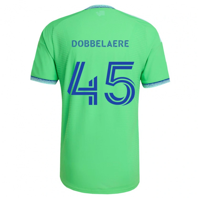 Danxen Damen Ethan Dobbelaere #45 Grün Hellblau Heimtrikot Trikot 2026/27 T-Shirt