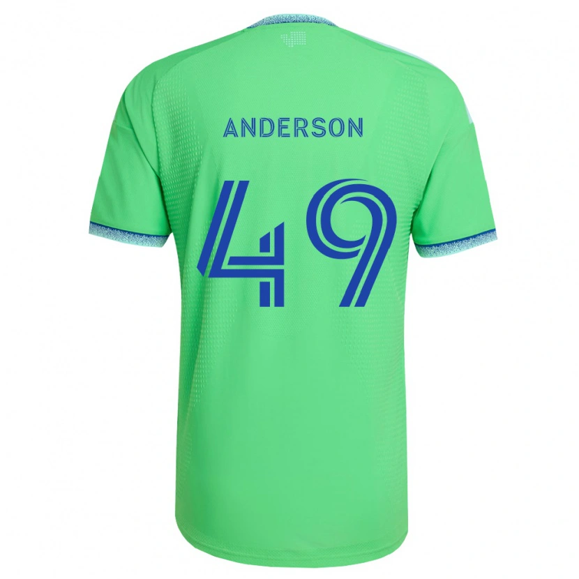 Danxen Damen Hunter Anderson #49 Grün Hellblau Heimtrikot Trikot 2026/27 T-Shirt