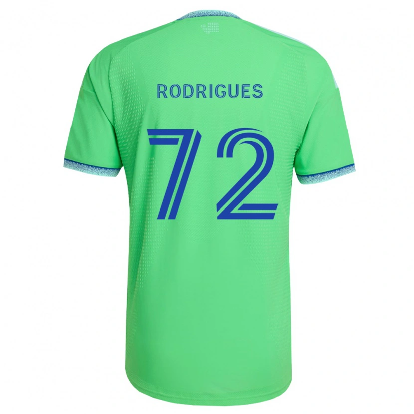 Danxen Damen Braudílio Rodrigues #72 Grün Hellblau Heimtrikot Trikot 2026/27 T-Shirt