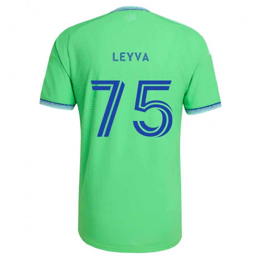 Danxen Damen Danny Leyva #75 Grün Hellblau Heimtrikot Trikot 2026/27 T-Shirt