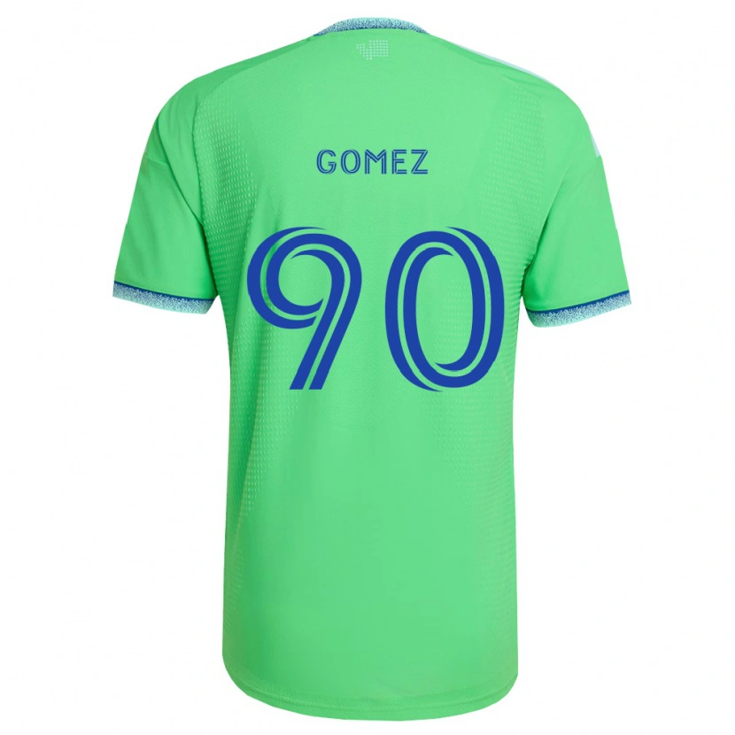 Danxen Damen Sebastian Gomez #90 Grün Hellblau Heimtrikot Trikot 2026/27 T-Shirt