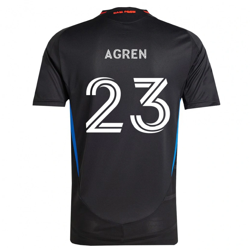 Danxen Damen Oskar Agren #23 Blau Weiß Schwarz Heimtrikot Trikot 2026/27 T-Shirt