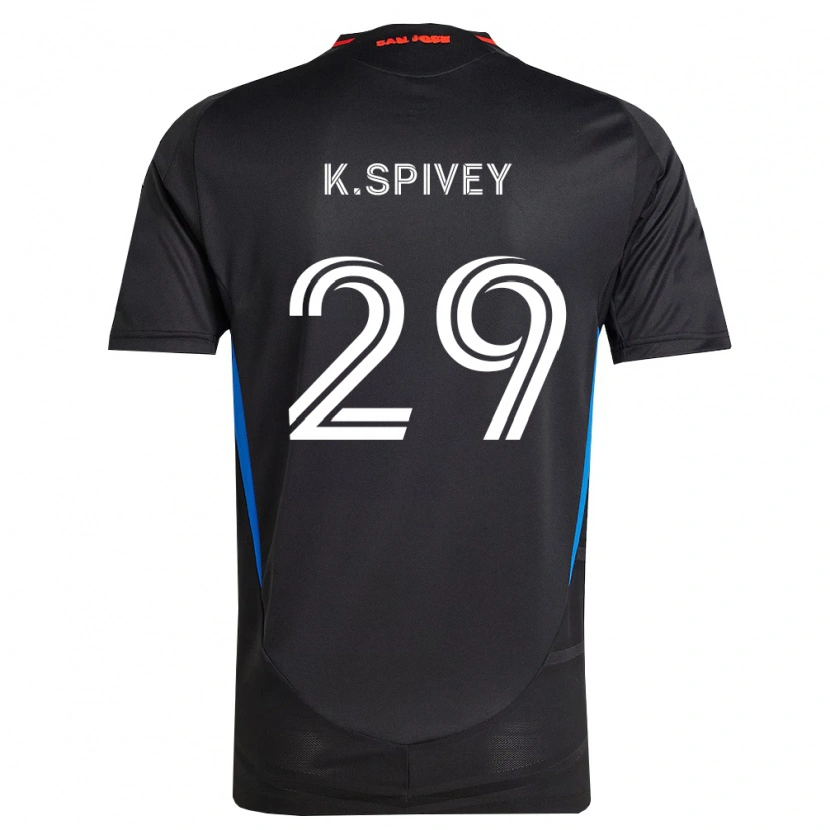 Danxen Damen Kaedren Spivey #29 Blau Weiß Schwarz Heimtrikot Trikot 2026/27 T-Shirt
