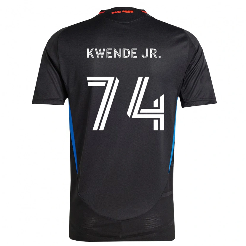 Danxen Damen Martin Kwende Jr. #74 Blau Weiß Schwarz Heimtrikot Trikot 2026/27 T-Shirt