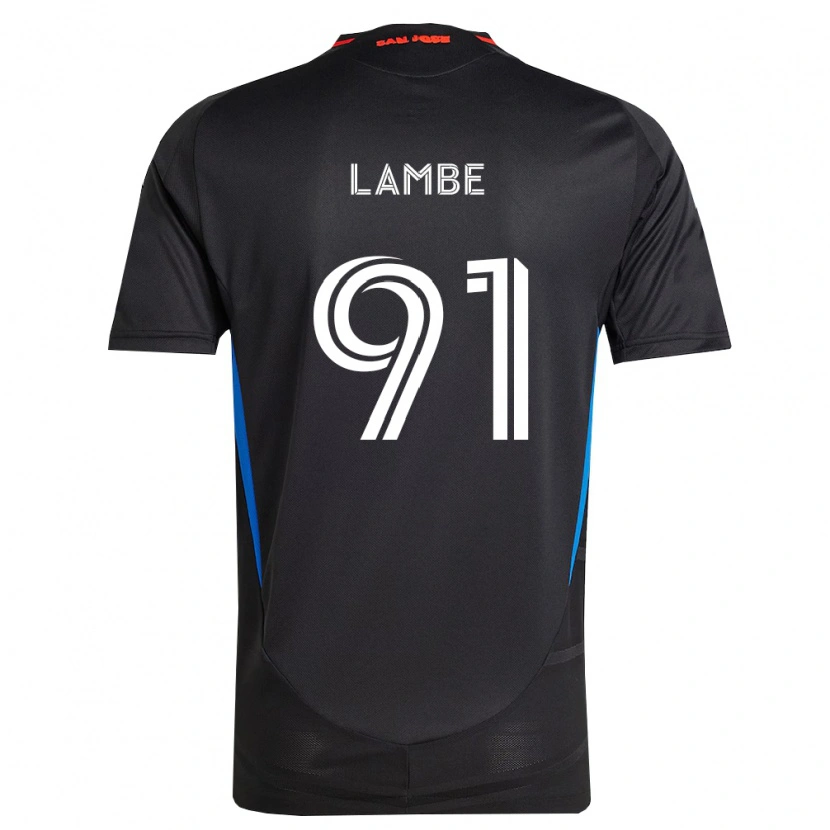 Danxen Damen Connor Lambe #91 Blau Weiß Schwarz Heimtrikot Trikot 2026/27 T-Shirt