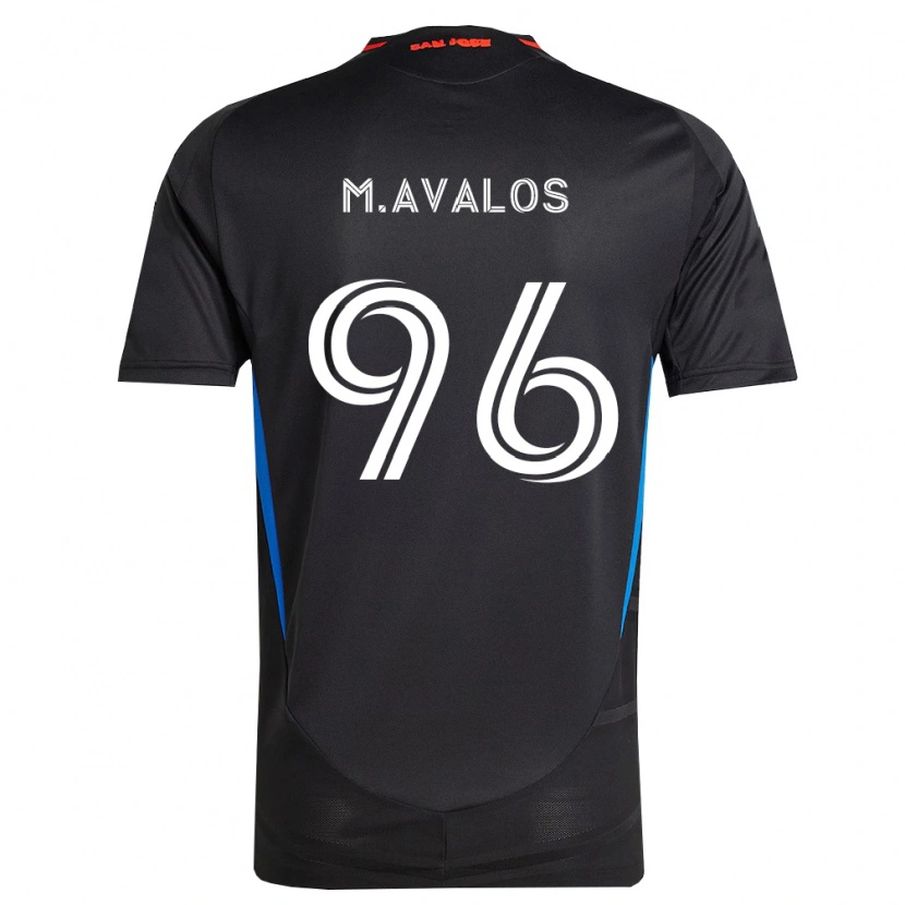 Danxen Damen Marcelo Ávalos #96 Blau Weiß Schwarz Heimtrikot Trikot 2026/27 T-Shirt